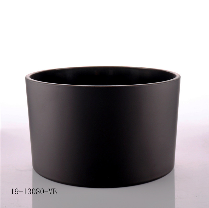 Metal Black Lid Candle Glass Jar wholesale, Candle Glass Jar Company