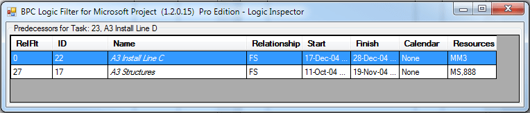 A Logic Tracing Example in Microsoft Project – TomsBlog