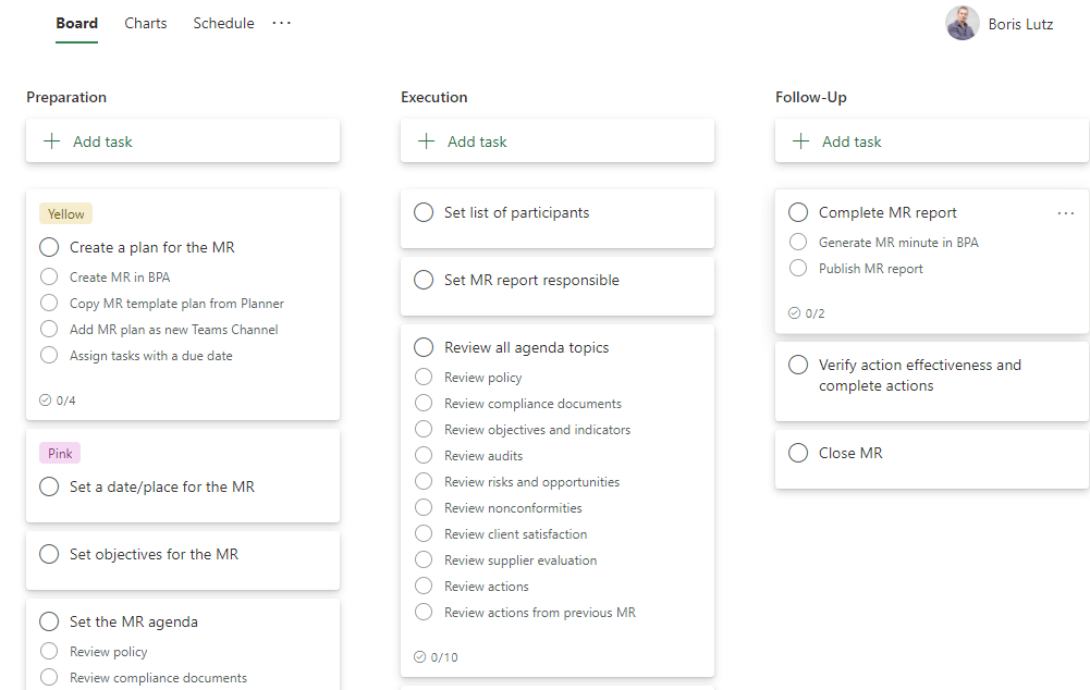 ManagementReviewPlanner Innovative Software Solutions on Microsoft