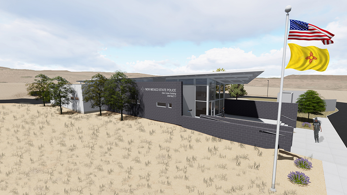 New Mexico State Police District 7 Facility Bridgers & Paxton