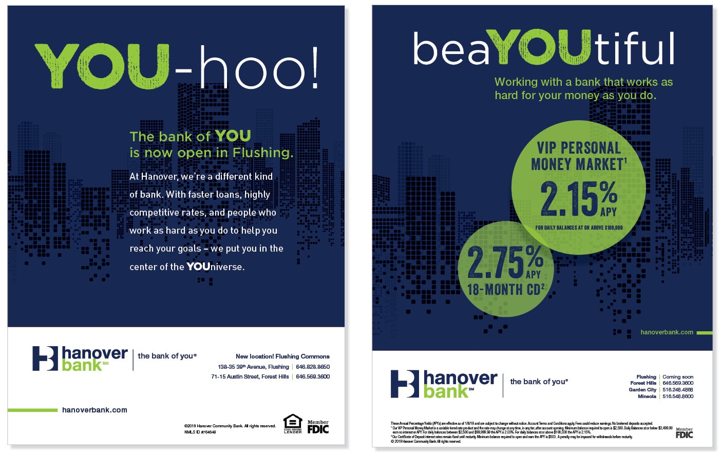 Hanover Bank blumenfeld + fleming