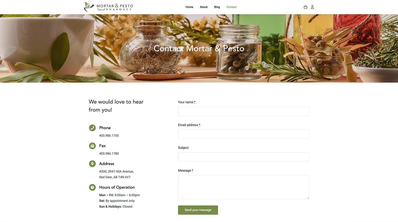 Mortar & Pesto BP MediaWorks Natural Pharmacy