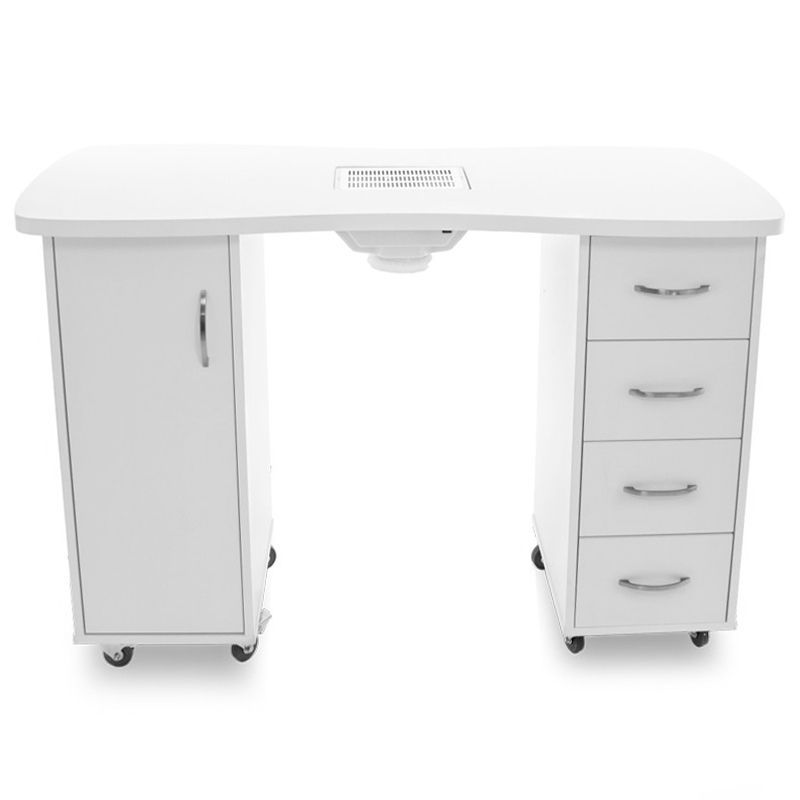 Nail desk PRO white with dust collector BPRO Systems