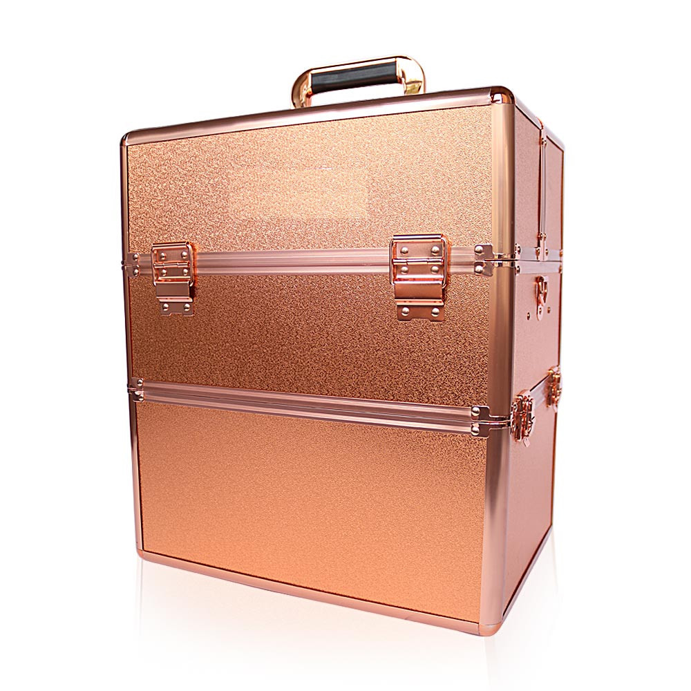 Big Vanity Case Rose Gold Dust BPRO Systems