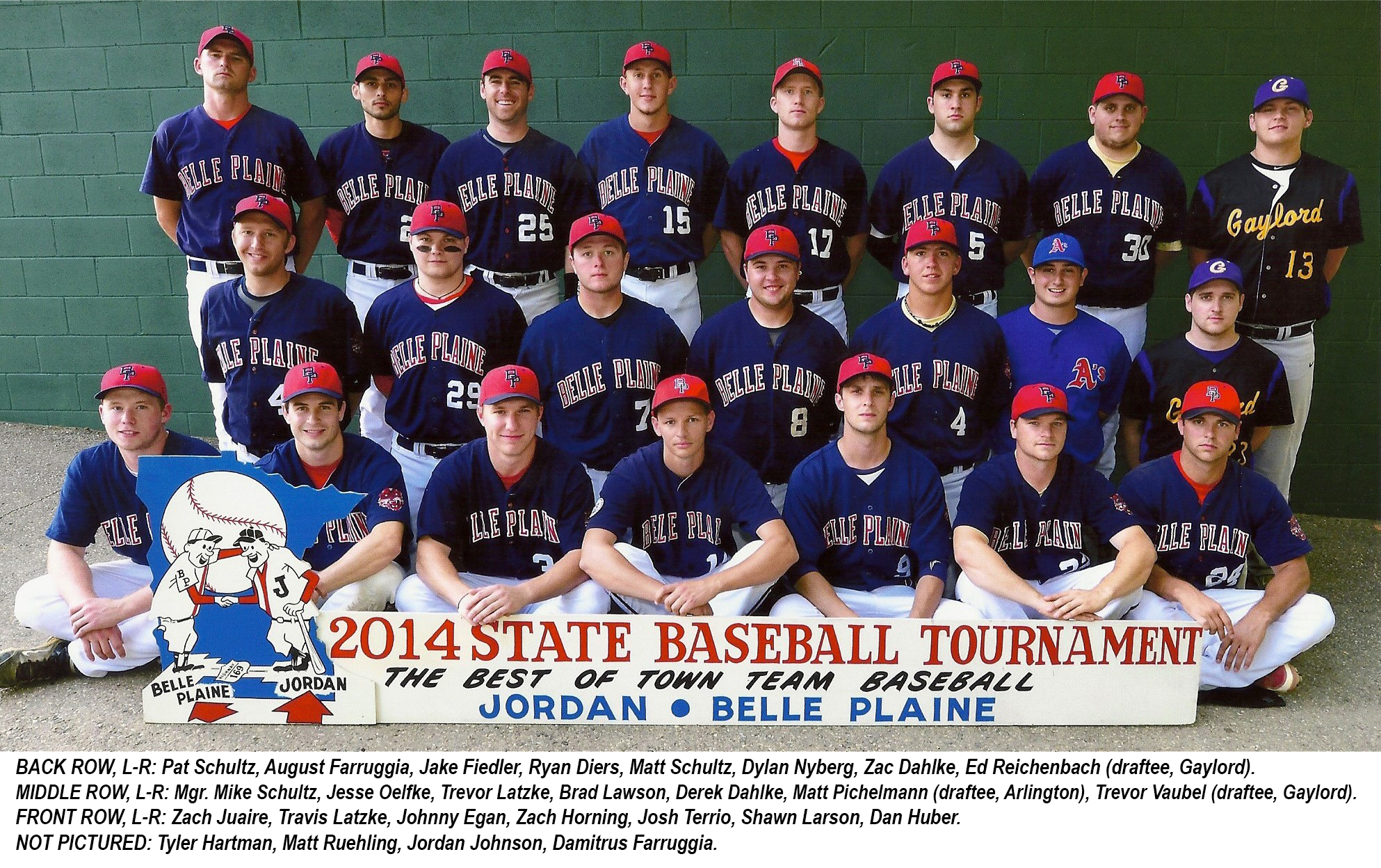 Belle Plaine Tigers Amateur Baseball Site