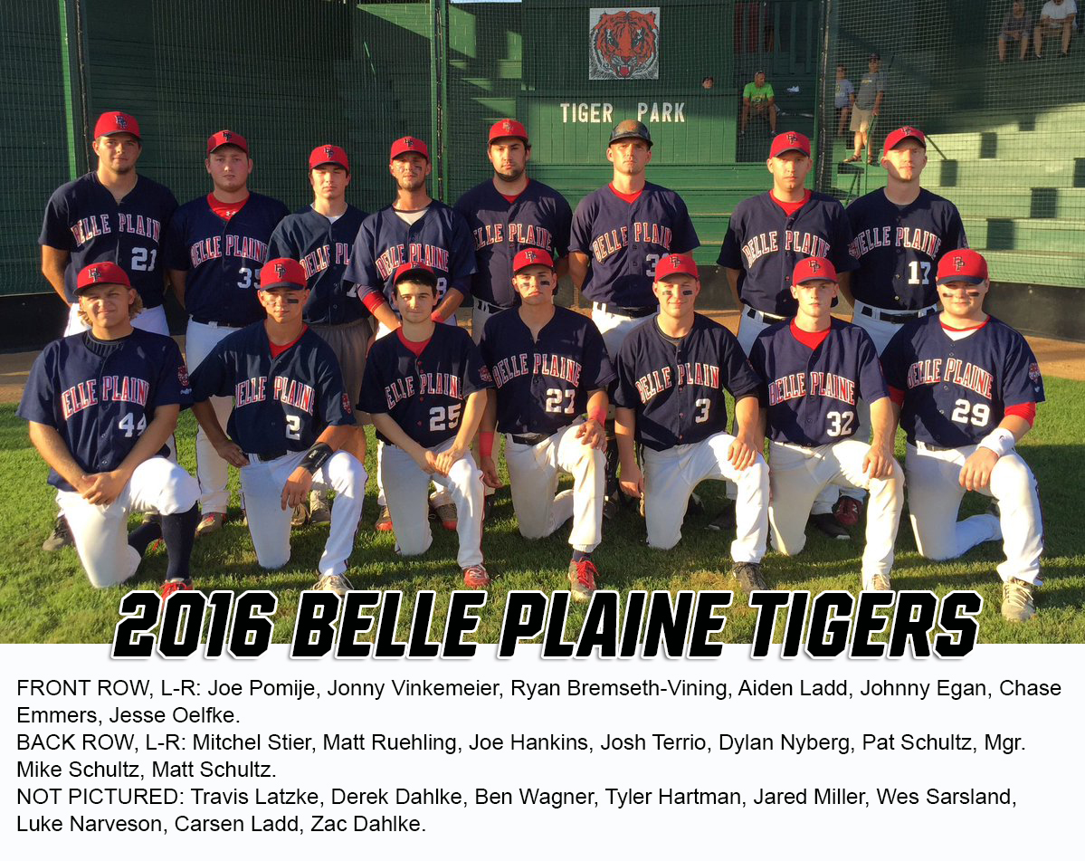 Belle Plaine Tigers Amateur Baseball Site