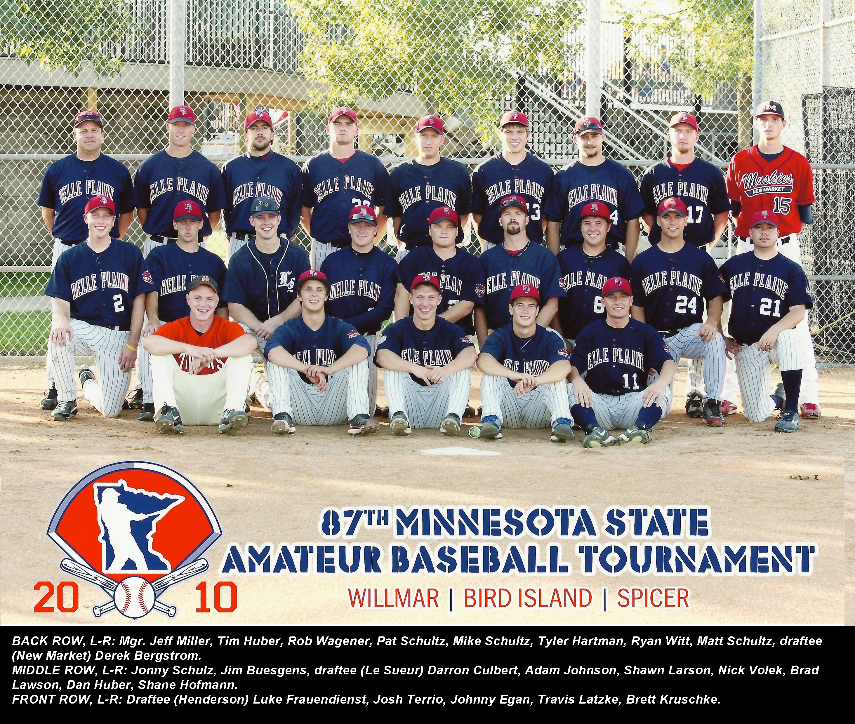 Belle Plaine Tigers Amateur Baseball Site