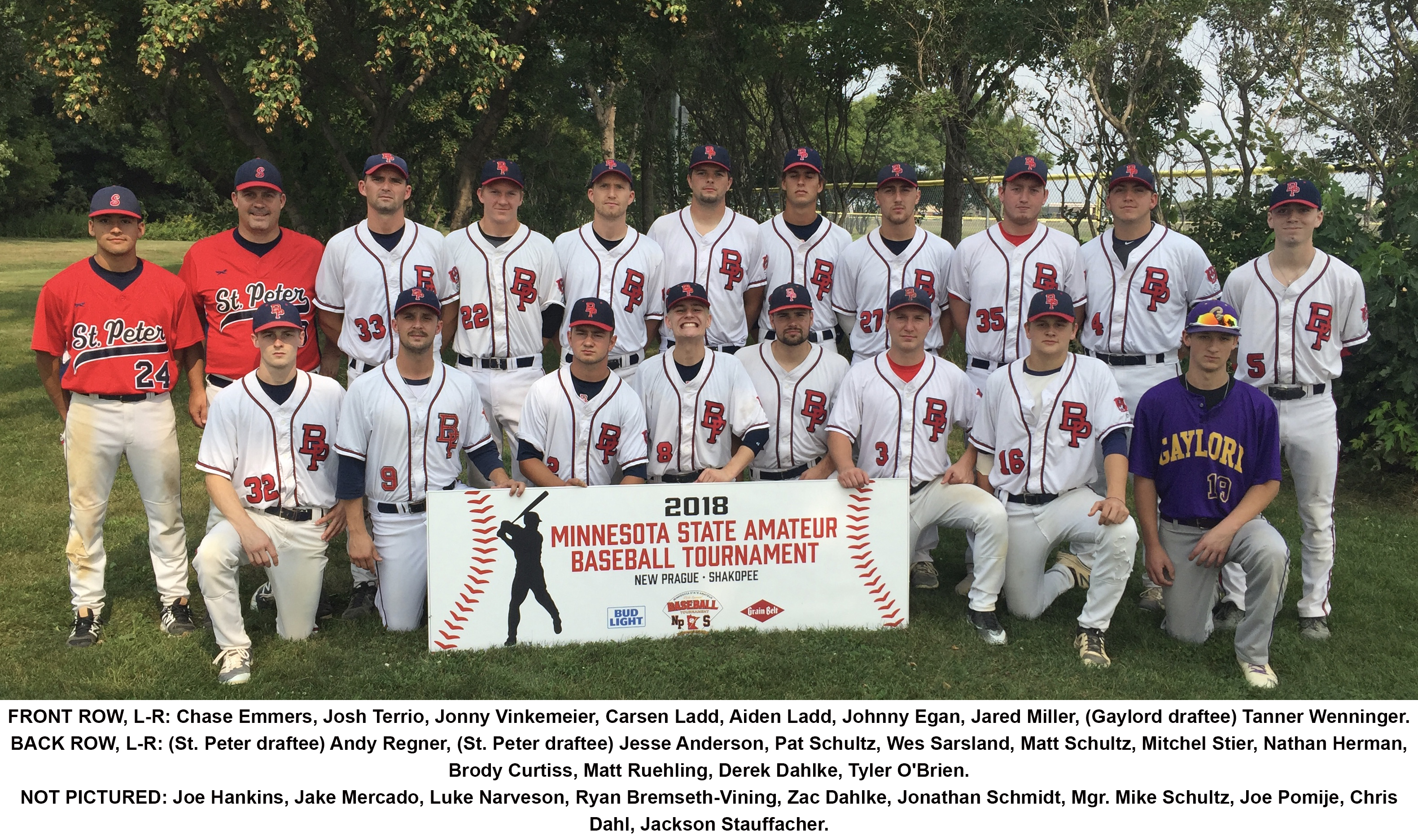 Belle Plaine Tigers Amateur Baseball Site