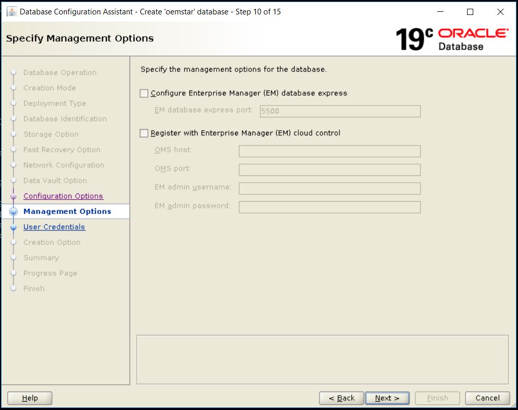 Step by Step Configuring A Oracle 13c Enterprise Manager Cloud Control