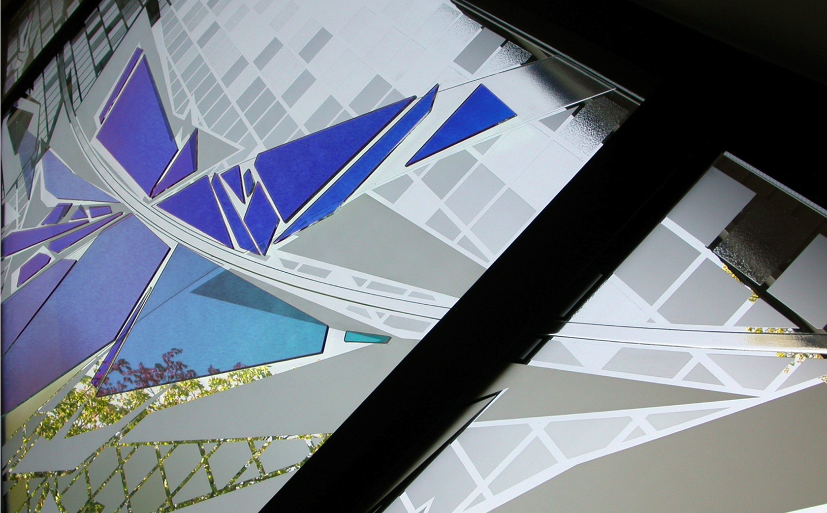 Bespoke Glass Art 'Fragmented Light' Bradley+Basso Studio