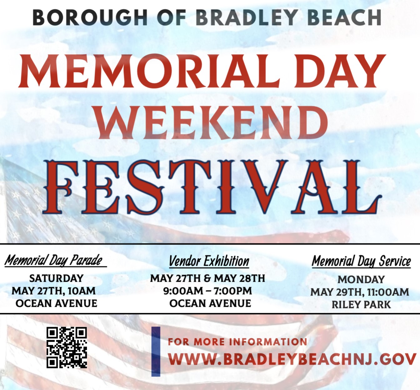 Borough Of Bradley Beach Memorial Day Weekend Festival May 2729, 2023