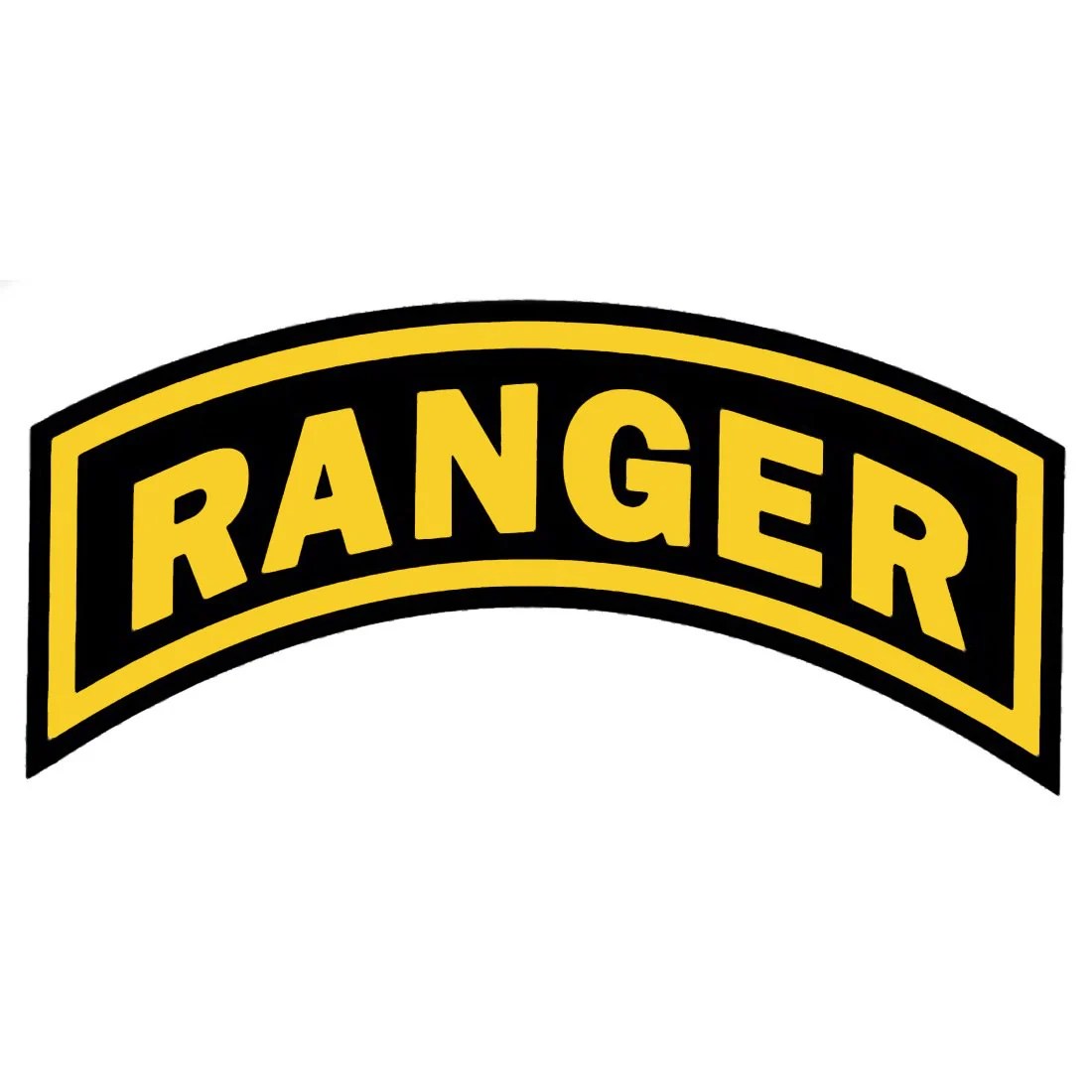 Ranger Arc Window Decal Sticker 6.25"x3.25" Bradley's Surplus