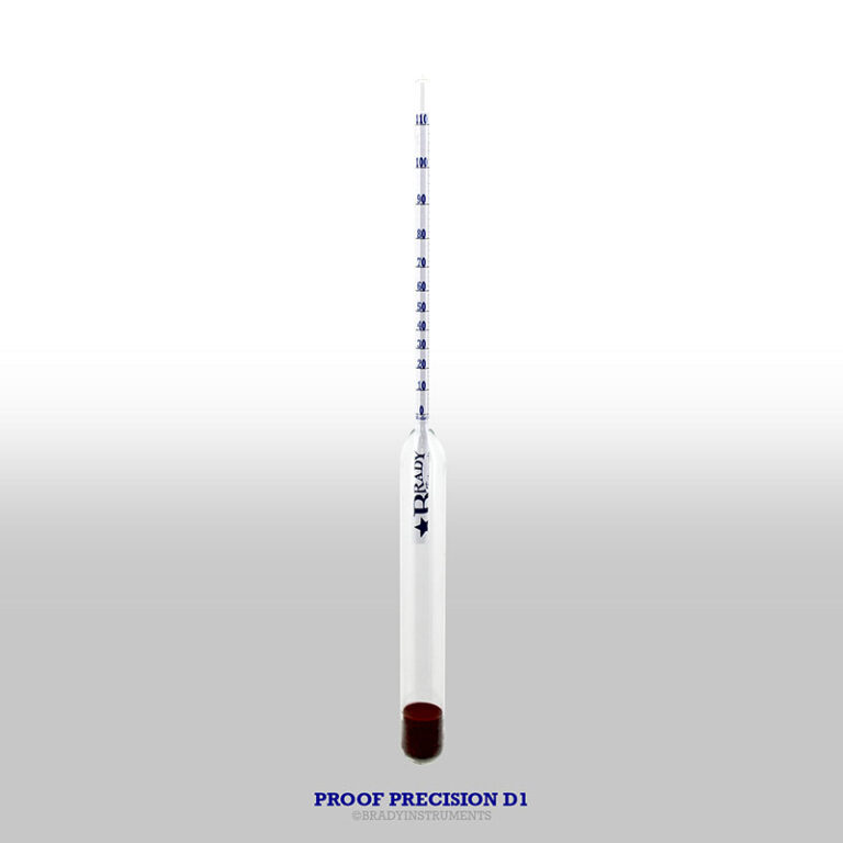 Proof Precision Hydrometers Brady Instruments