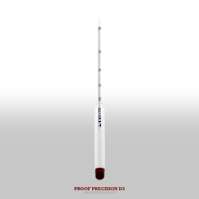 Proof Precision Hydrometers Brady Instruments