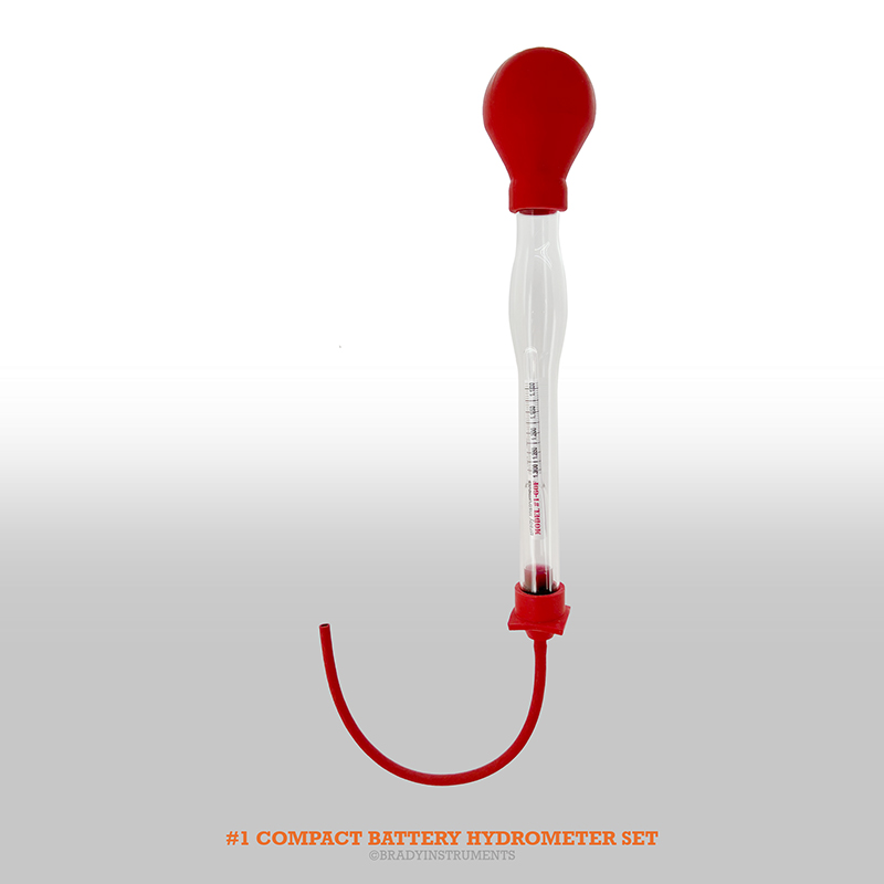 1 Compact Battery Hydrometer Set Brady Instruments