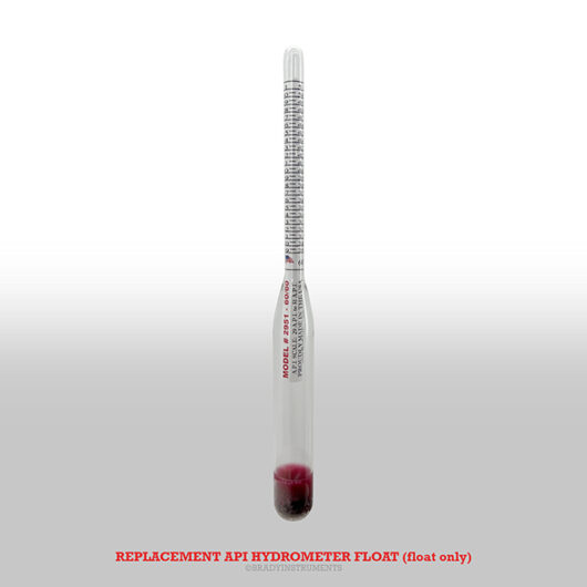 Replacement API Hydrometer Float (float only) Brady Instruments