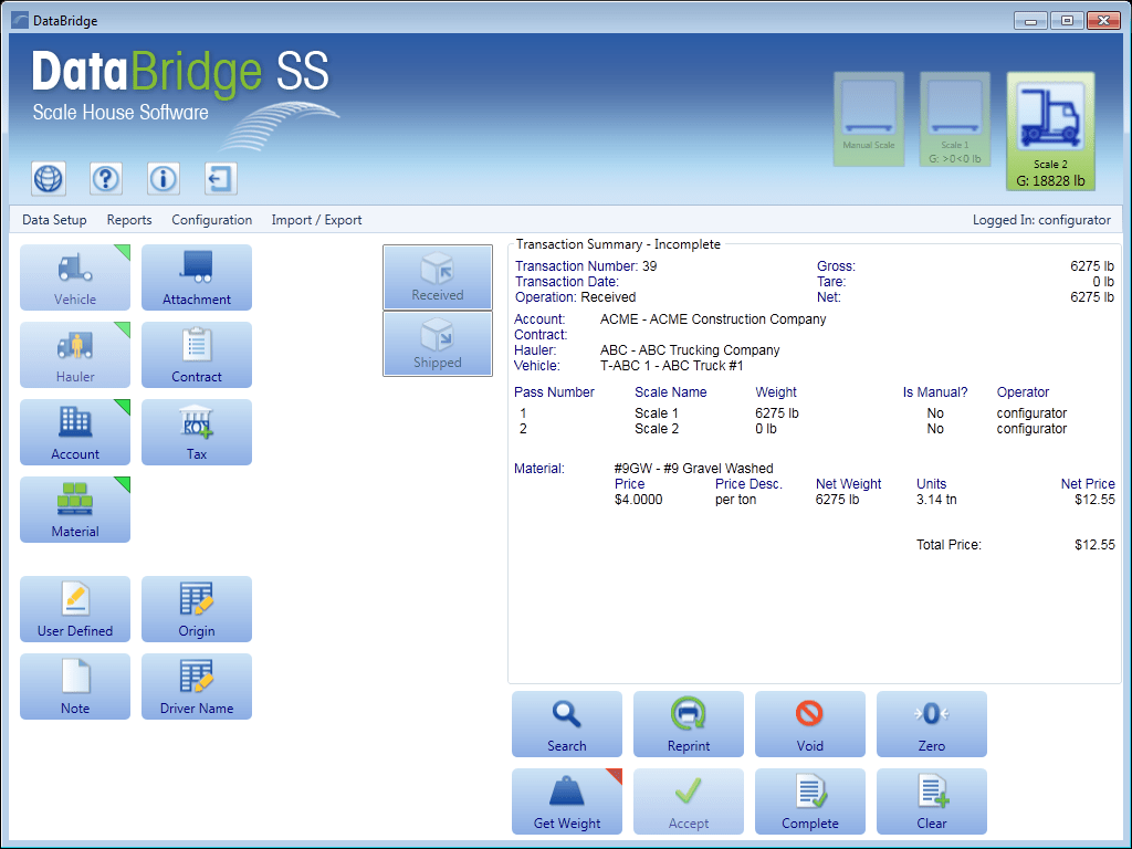 METTLER TOLEDO DataBridge SS Scale House Software