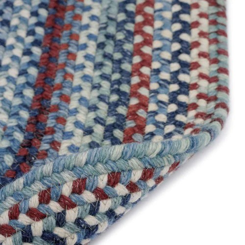 Old Glory Oval Rug The Braided Rug Company