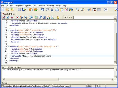 Validation Tools XML
