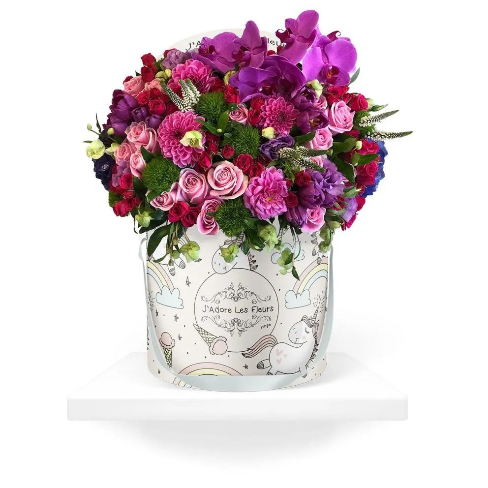 Packaging and website design for for Jadore Les Fleurs Floral design