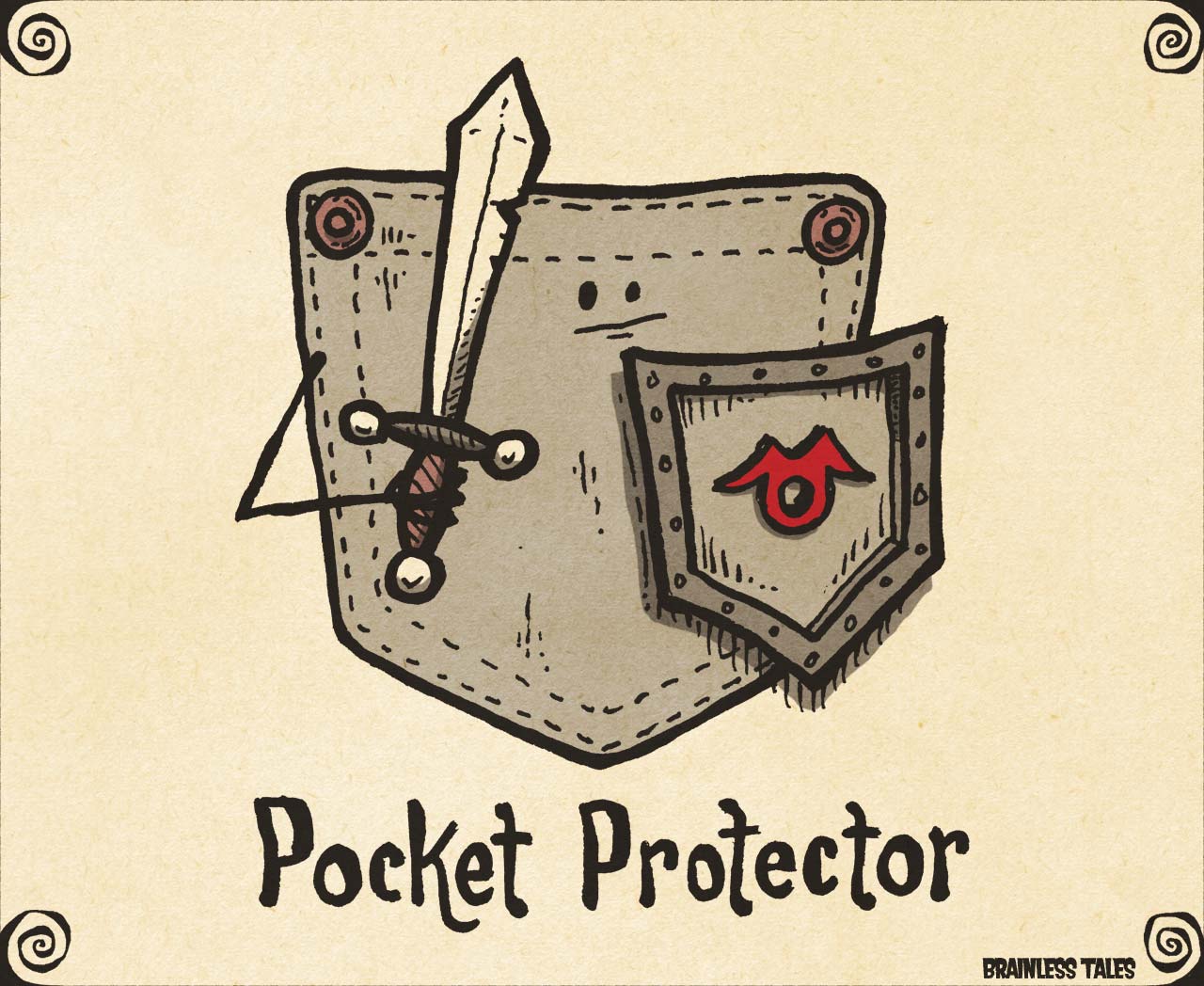 Pocket Protector Brainless Tales