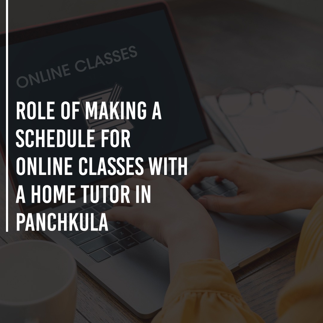 Role of making a schedule for classes with a home tutor in