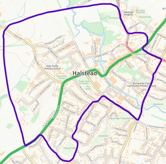 Safer Streets Survey Halstead Instructions Braintree District Council