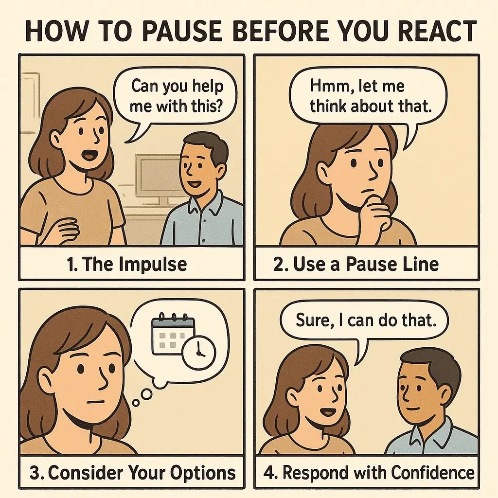 How to Pause Before You React Simple Communication Technique Brainzyme