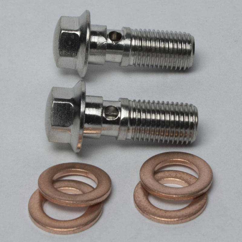 Banjo Bolt 3/8 x 24NF Stainless Steel (Set of 2) BrakeConnect