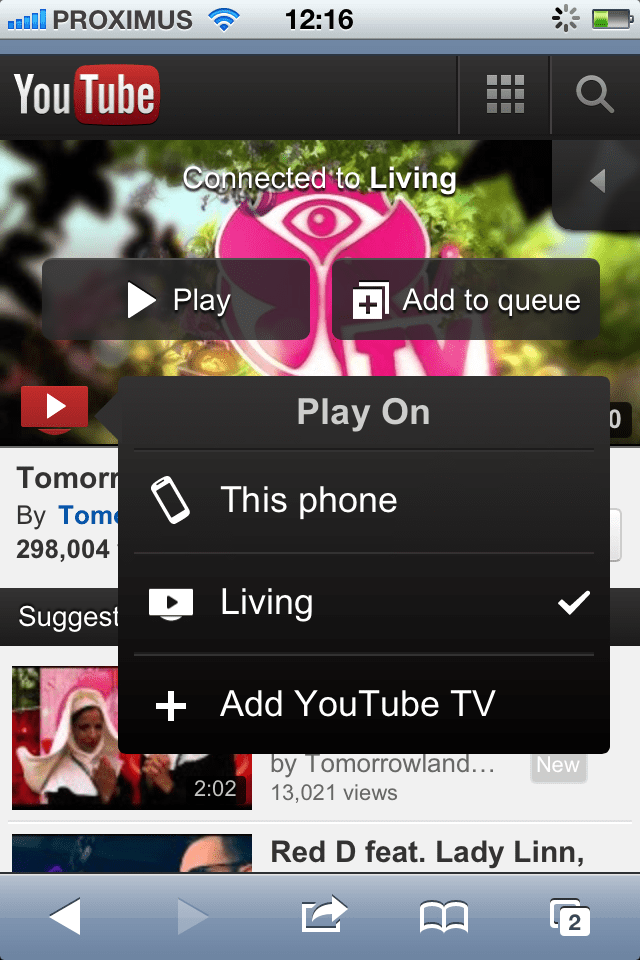 LG Smart TV YouTube App Hidden Gem Device Pairing Bram.us