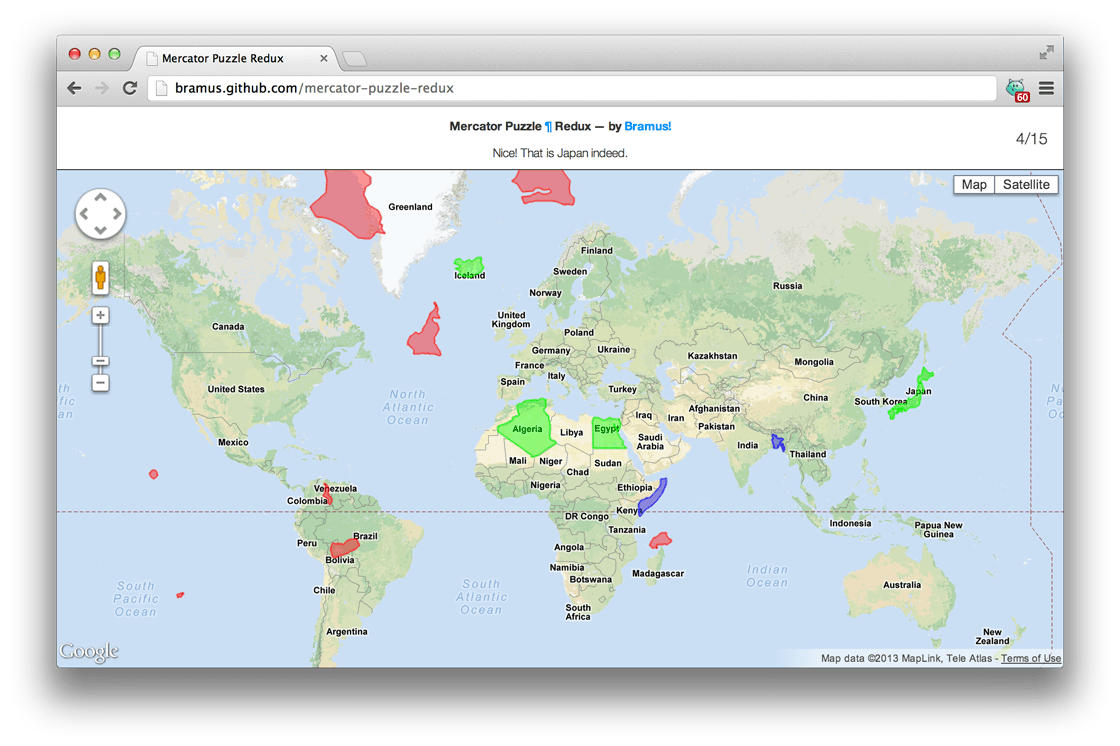 Google Maps Mercator Puzzle akkumulieren betrügen Meer google maps mercator puzzle Beteiligt