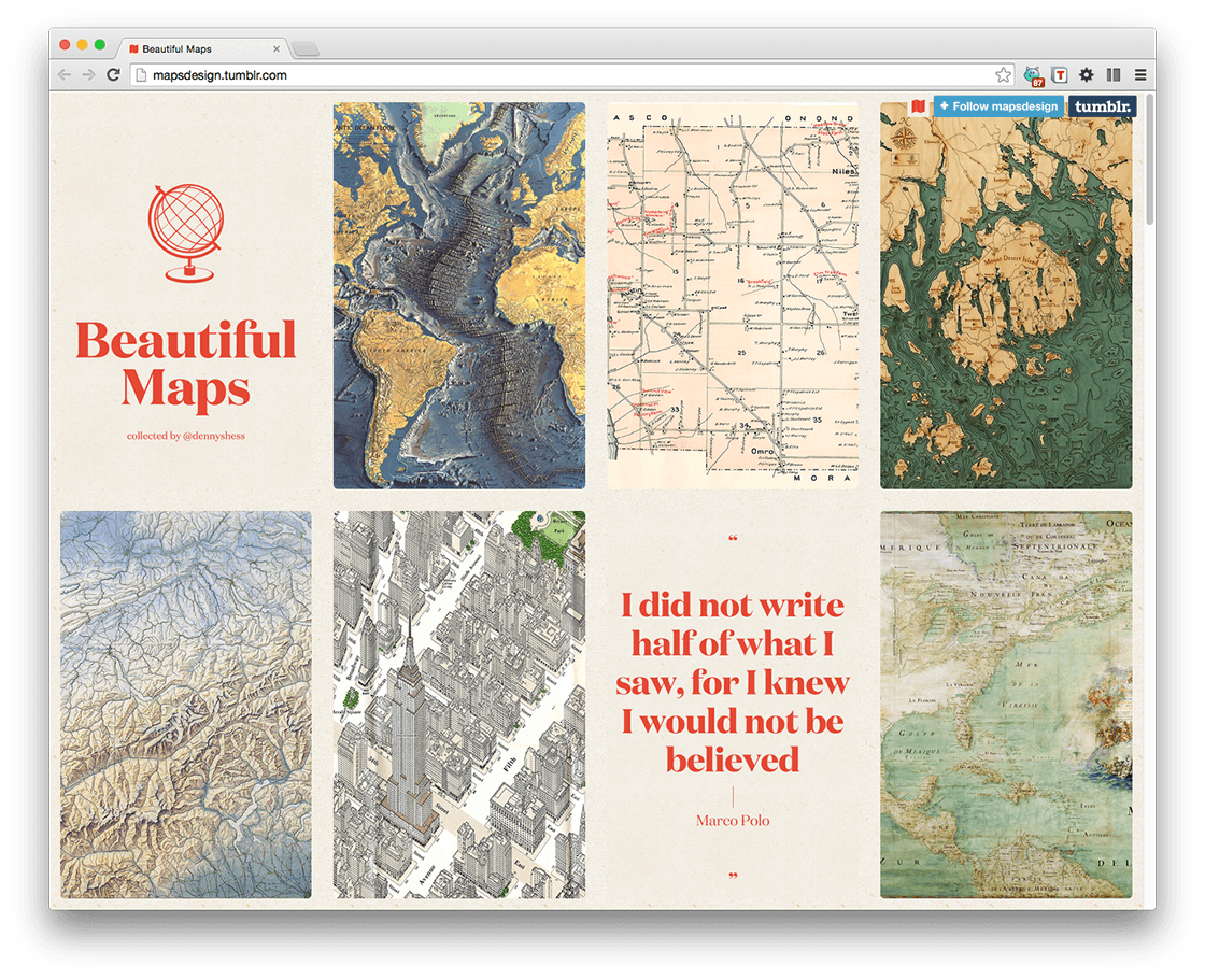 Beautiful Maps Bram.us