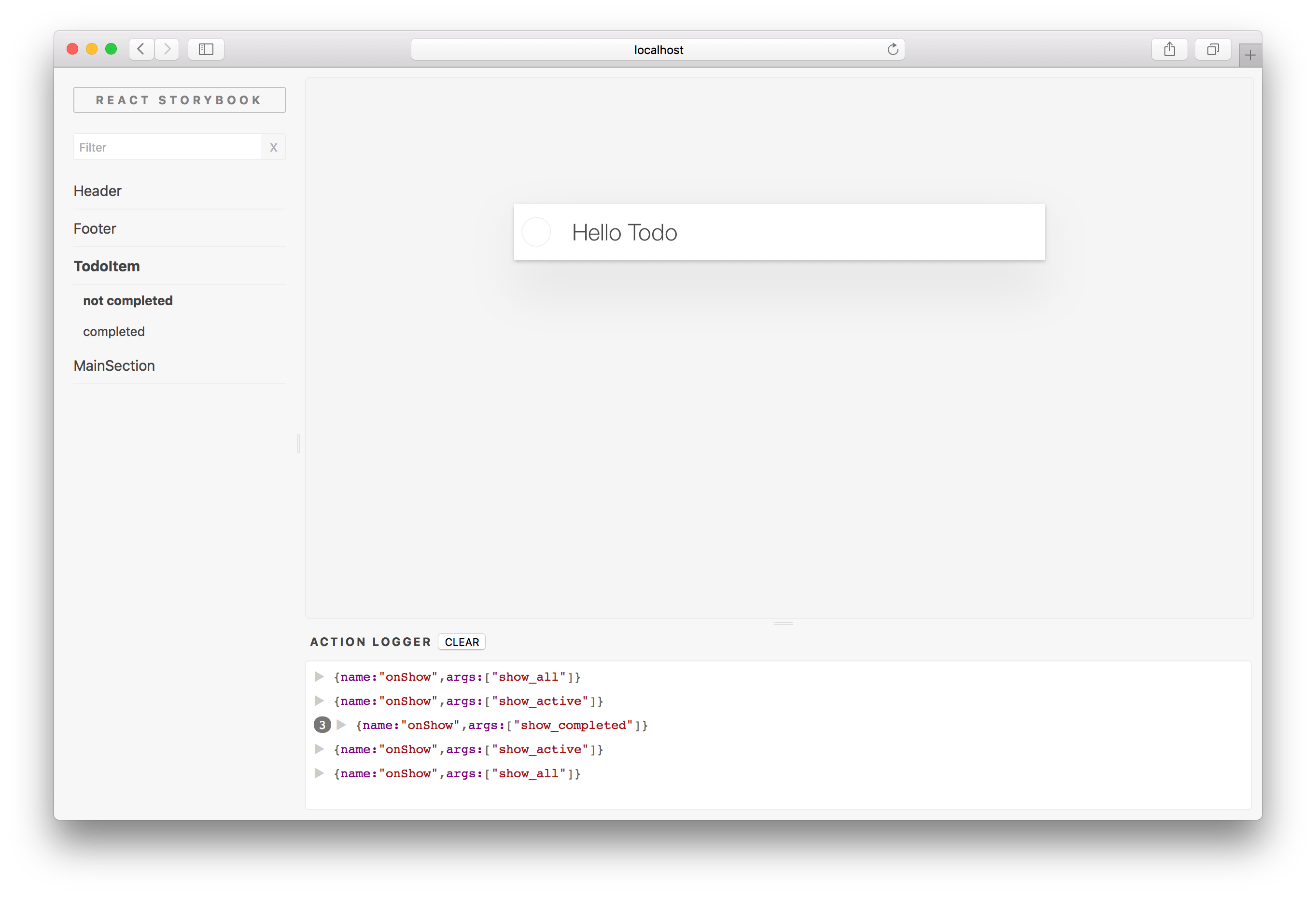 React Storybook Isolate your React UI Component development from the main app Bram.us