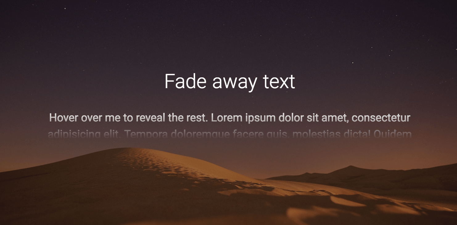 Fading text with CSS Blend Modes Bram.us