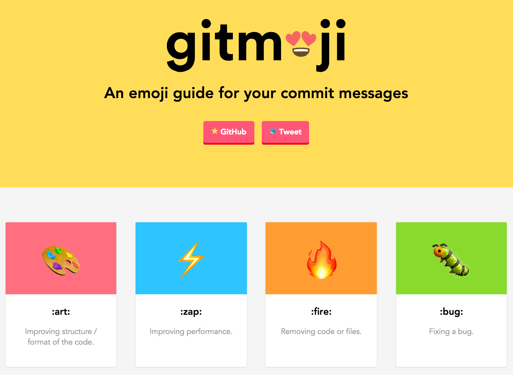 gitmoji An emoji guide for your commit messages Bram.us