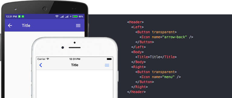 NativeBase CrossPlatform UI Components for React Native
