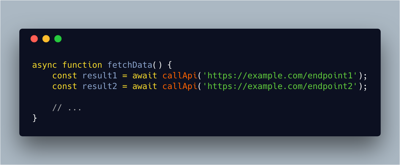 JavaScript asyncawait Resolving Promises in parallel