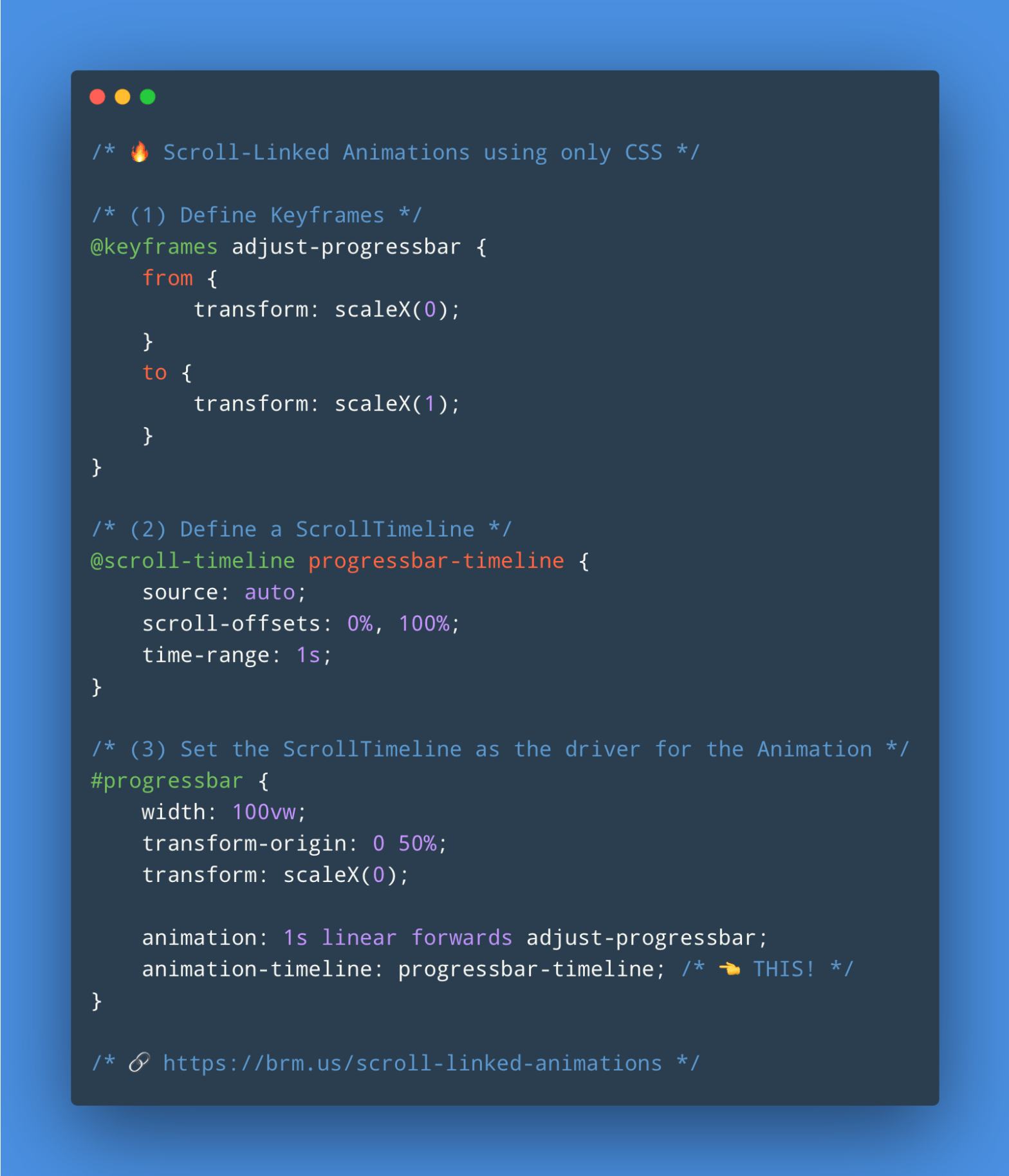 The Future of CSS ScrollLinked Animations with scrolltimeline (Part
