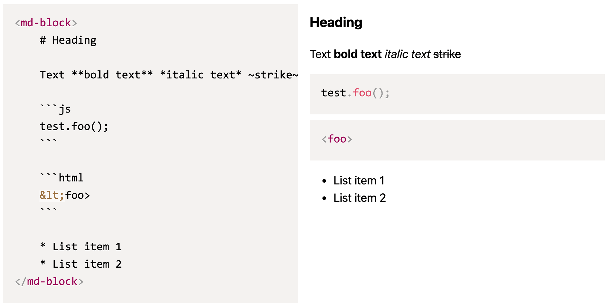 Render styleable Markdown in your HTML with Bram.us