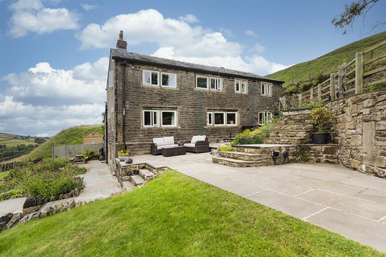 The £700k Grade II Marsden farmhouse with wine cellar and uninterrupted