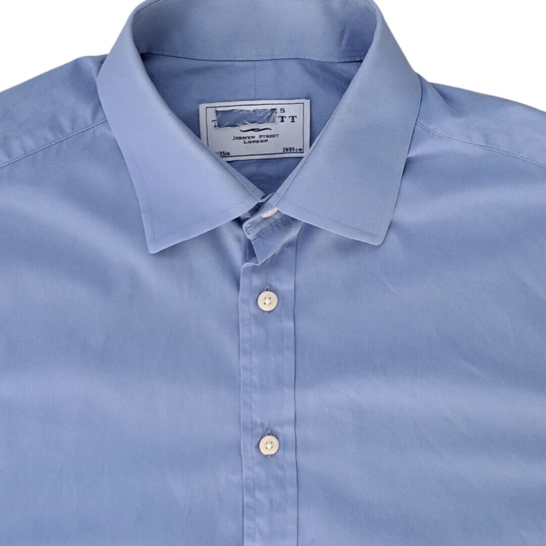 CHARLES TYRWHITT Shirt Mens 15.5 M Blue Brandinity