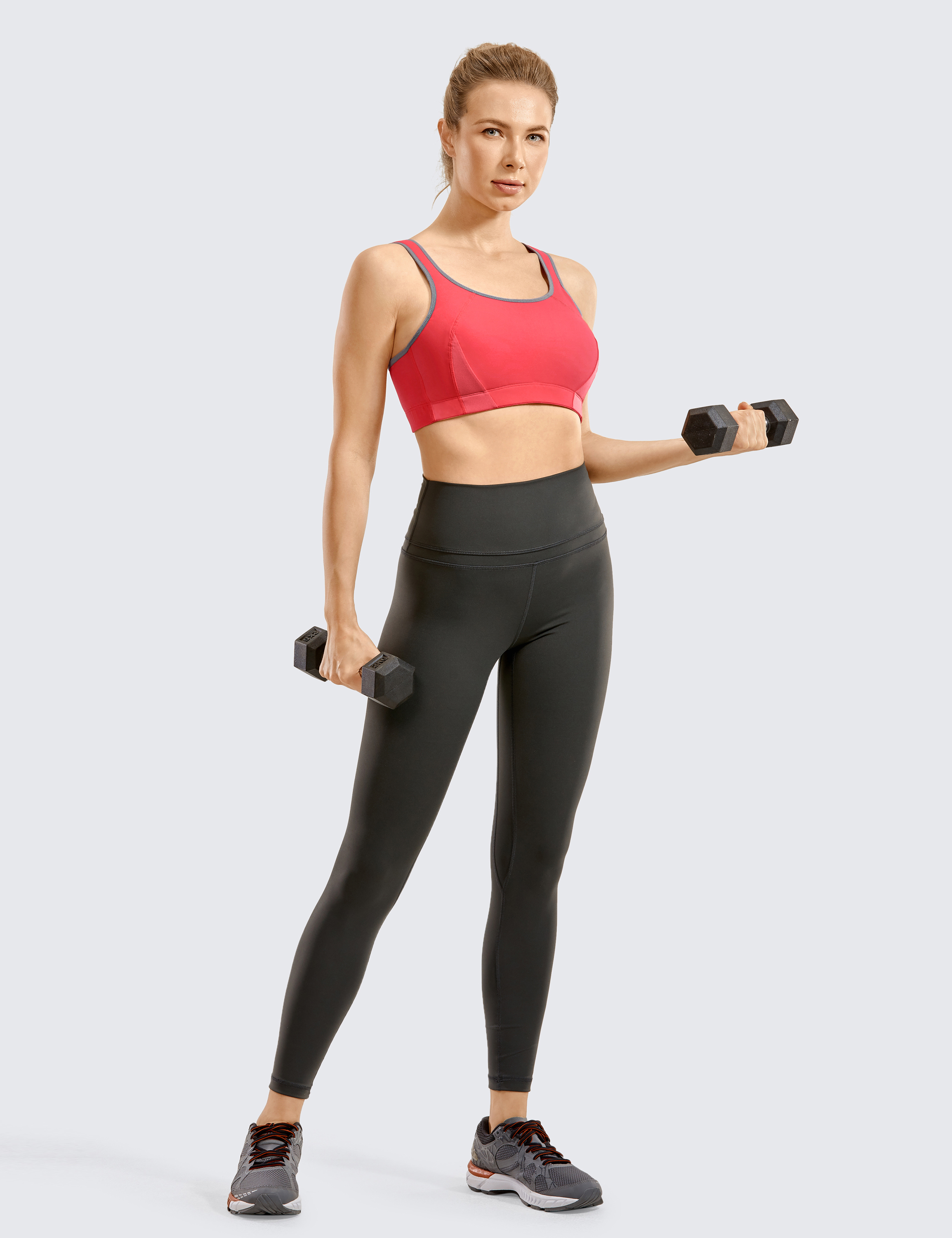 SYROKAN Damen Sport BH Ultimate Run Ringerrücken ohne Bügel ohne