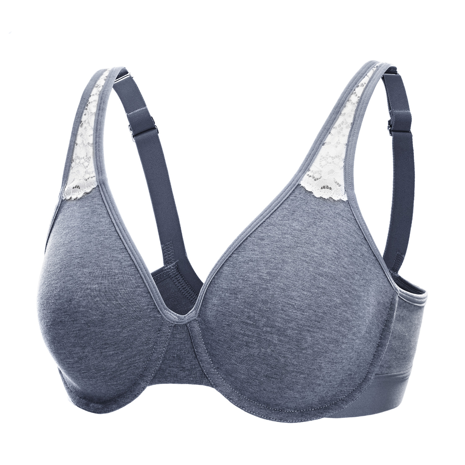 AISILIN Women's Minimizer Bra Cotton Full Coverage Plus Size Underwire