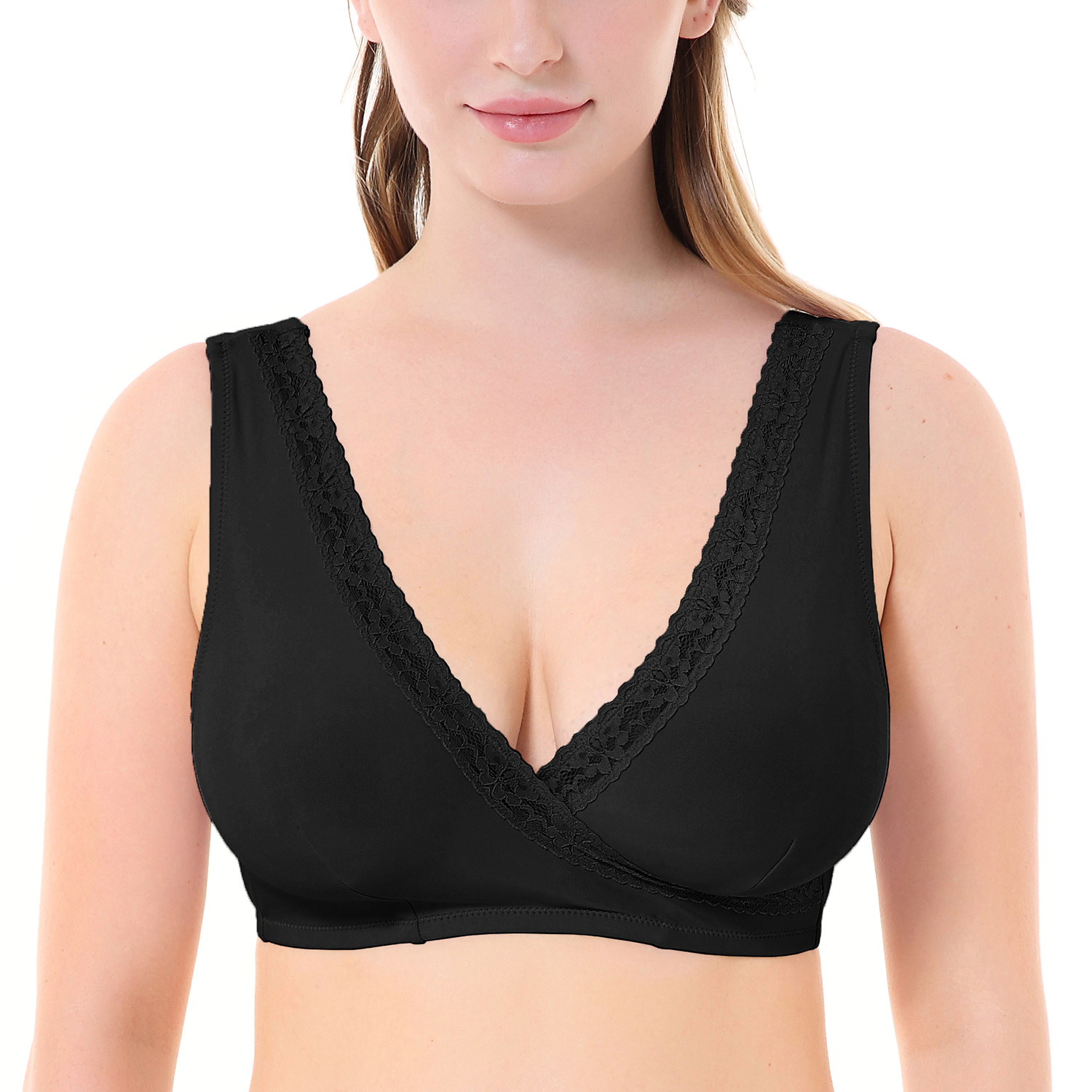 Women's Plus Size Soft Cup Comfort Sleep Maternity and Nursing Bra eBay