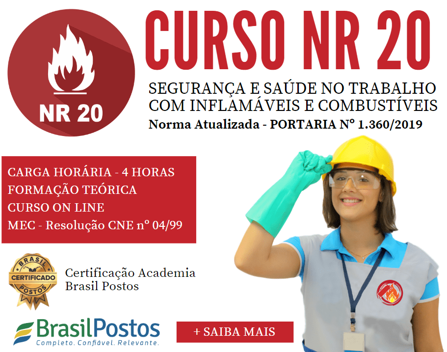 Novo Curso NR 20 Norma Atualizada PORTARIA Nº 1.360/2019 Portal e