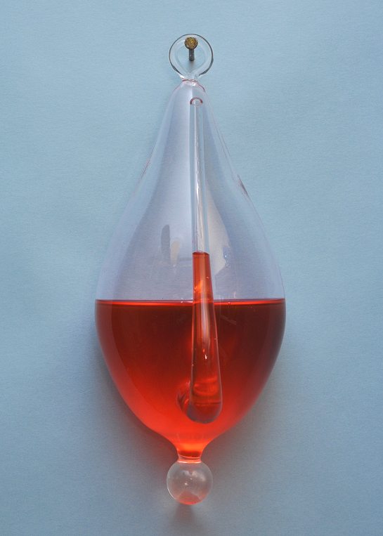 Stanley London Hand Blown Weather Glass Barometer with Optional