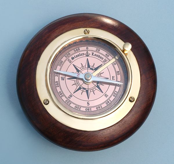 Stanley London Directional Desk Compass can be Custom Engraved