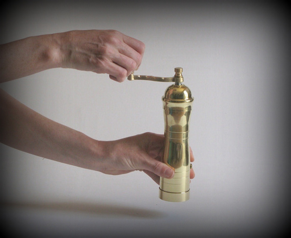 Copperbrass pepper mill ‘Athena’ series Alexander 313 8.3