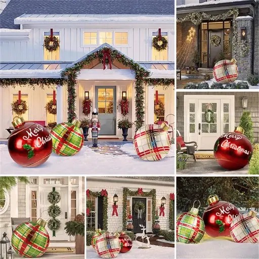 Outdoor Christmas Inflatable Decorated Ball Bravo Goods