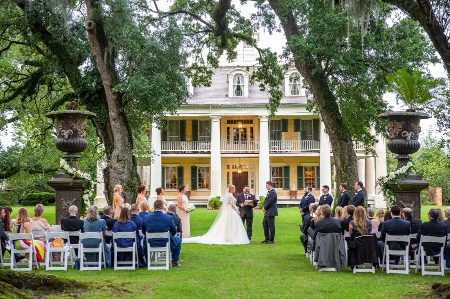 Bri + Kevin Married at Houmas House and Gardens in Darrow, LA Bray
